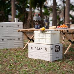 Nils Skladacia prepravka Camp NCB4007 s dreveným vekom 2v1 50L