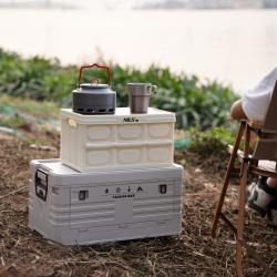 Nils Skladacia prepravka Camp NCB4007 s dreveným vekom 2v1 50L