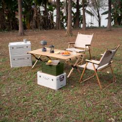 Nils Skladacia prepravka Camp NCB4007 s dreveným vekom 2v1 9L zelená