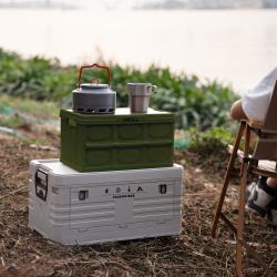 Nils Skladacia prepravka Camp NCB4007 s dreveným vekom 2v1 9L zelená