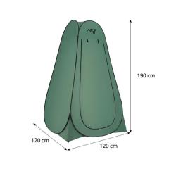 Nils Skládací převlékací/sprchovací kabina Camp NC1706 zelená