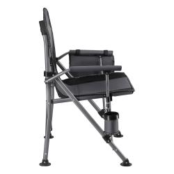 Nils Skládací rybářské křeslo Camp NC3309 šedo-černé