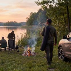 Nils Skládací rybářské křeslo Camp NC3309 šedo-černé