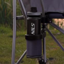 Nils Skládací rybářské křeslo Camp NC3309 šedo-černé