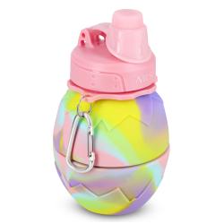 Nils Skladacia silikónová fľaša Camp NC4102 700ml ružová