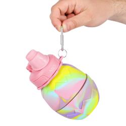 Nils Skladacia silikónová fľaša Camp NC4102 700ml ružová