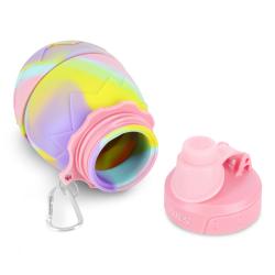 Nils Skladacia silikónová fľaša Camp NC4102 700ml ružová