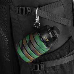 Nils Skládací silikonová láhev Camp NC4106 500ml zelená