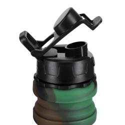 Nils Skládací silikonová láhev Camp NC4106 500ml zelená