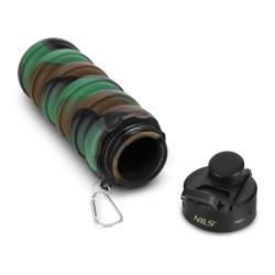 Nils Skládací silikonová láhev Camp NC4106 500ml zelená