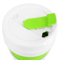 Nils Skládací silikonový hrnek Camp NC4103 600ml světle zelený