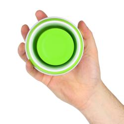 Nils Skladací silikónový hrnček Camp NC4103 600ml svetlo zelený