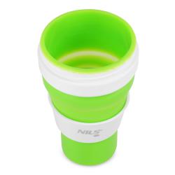 Nils Skladací silikónový hrnček Camp NC4103 600ml svetlo zelený