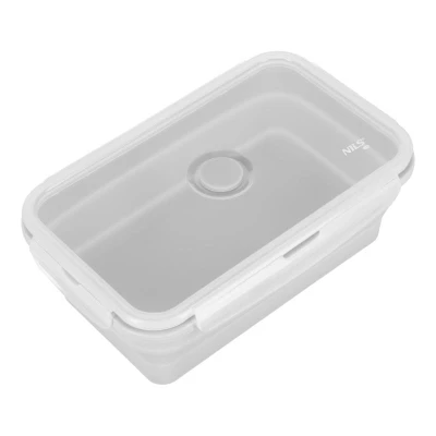 Nils Camp NC4105 1200 ml šedý skládací svačinový box