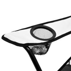 Nils Skládací židle Camp NC3303 bílá/černá