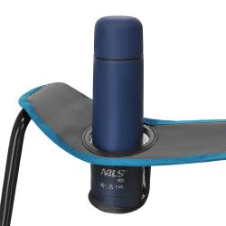 Nils Skladacia stolička Camp NC3706 sivá