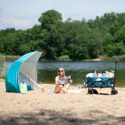 NILS Slunečník NC7822 XL 190 cm tyrkysový