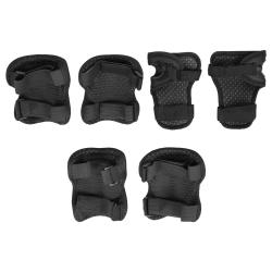 NILS EXTREME Souprava chráničů H320 černo-růžová