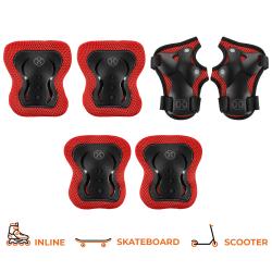 Nils Souprava chráničů Extreme H320 červená