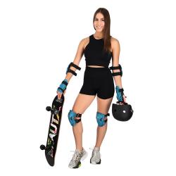 NILS EXTREME Sada chráničov H727 tyrkysová