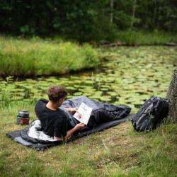 Nils NC1705 Ultralight čierny/mätový spacák