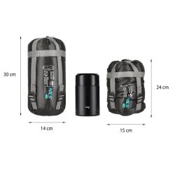 Nils NC1705 Ultralight čierny/mätový spacák