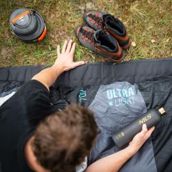 Nils NC1705 Ultralight čierny/mätový spacák