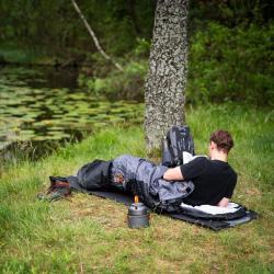 Nils NC1705 Ultralight černý/oranžový spací pytel