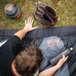 Nils NC1705 Ultralight černý/oranžový spací pytel