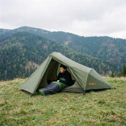 Nils NC1705 Ultralight černý/zelený spací pytel