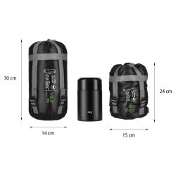 Nils NC1705 Ultralight černý/zelený spací pytel