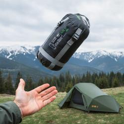 Nils NC1705 Ultralight černý/zelený spací pytel