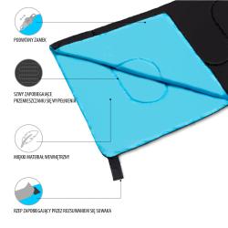 Nils NC2002 černý spací pytel