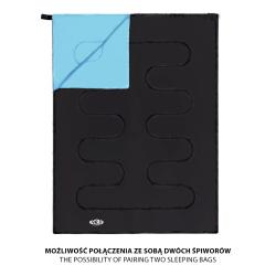 Nils NC2002 černý spací pytel