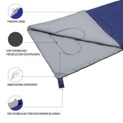 NILS Spací pytel NC2002 šedý/navy