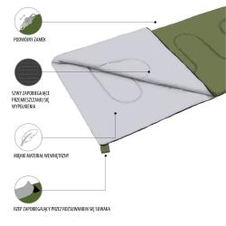 Nils Spací pytel NC2002 zeleno-šedý