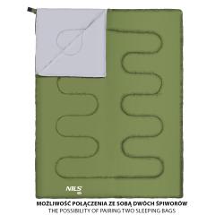 Nils Spací pytel NC2002 zeleno-šedý