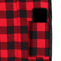 Nils Camp NC2003 čierno-červený spacák