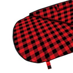 Nils Camp NC2003 čierno-červený spacák