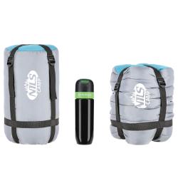 NILS NC2008 šedý/zelený spací pytel