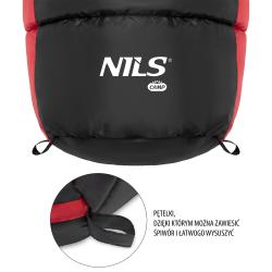 NILS Spací pytel NC2012, černý/červený