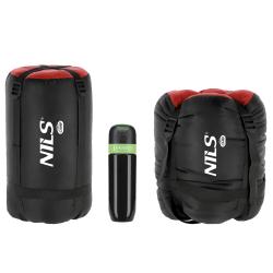 NILS Spací pytel NC2012, černý/červený