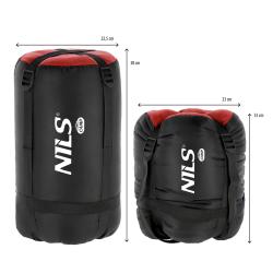 NILS Spací pytel NC2012, černý/červený