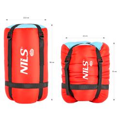 Nils NC2012 červený/modrý spací pytel