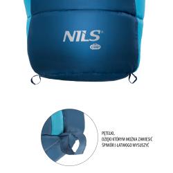 Nils NC2012 sivý/modrý spacák
