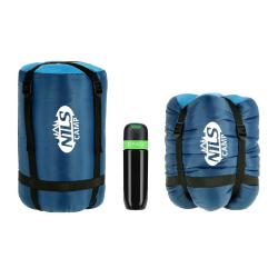 Nils NC2012 sivý/modrý spacák