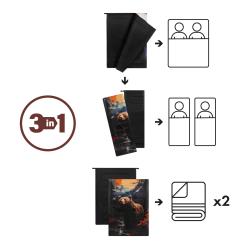 Nils NC3601 Bear 3v1 spacák