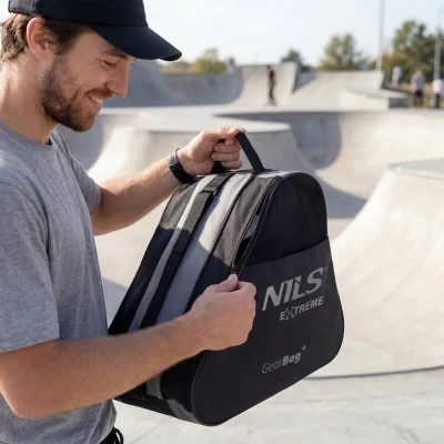 Nils Taška na brusle Extreme TS110 šedá (VÝPRODEJ)