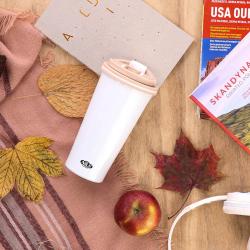 NILS CAMP Termohrnek NCB18 bílý