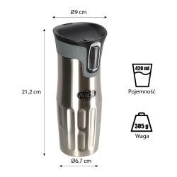 NILS CAMP Termohrnek NCC06 stříbrný